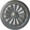 Ekena Millwork Olivia Ceiling Medallion (Fits Canopies up to 2 1/8"), Hand-Painted Platinum, 7 7/8"OD x 1 1/8"P CM07OLPLS - alternate 1